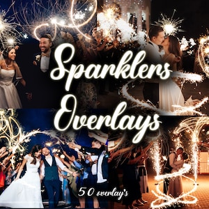 50 Sparklers overlay,Sparklers overlay photoshop,Wedding sparklers overlay photoshop,Wedding photoshop overlays