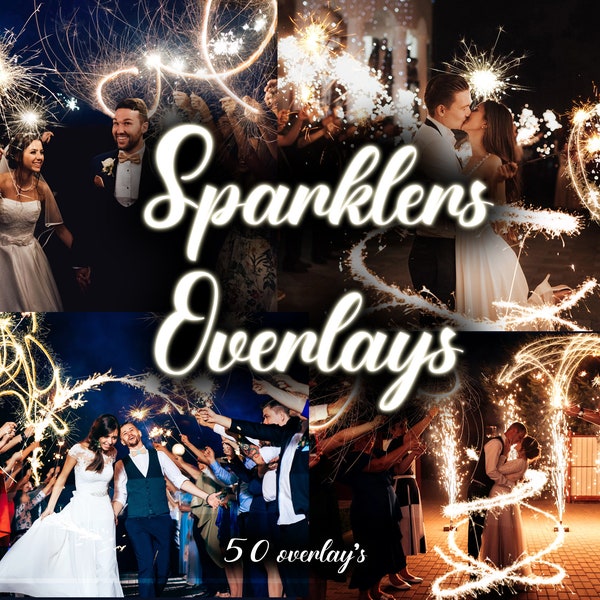 50 Sparklers overlay,Sparklers overlay photoshop,Wedding sparklers overlay photoshop,Wedding photoshop overlays