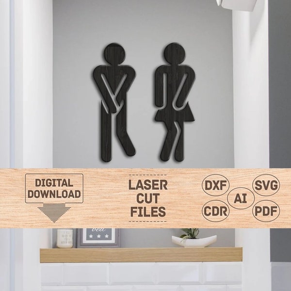 Bathroom wall art, Bathroom wall decor, Bathroom sign svg, Bathroom sign pdf, Bathroom sign dxf, Bathroom sign cdr, Bathroom sign ai