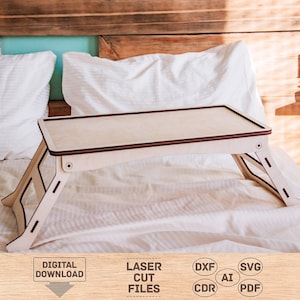 Houten bed lade svg, houten bed lade pdf, houten bed lade patroon, houten ontbijt lade svg, houten ontbijt lade pdf, ontbijt lade svg