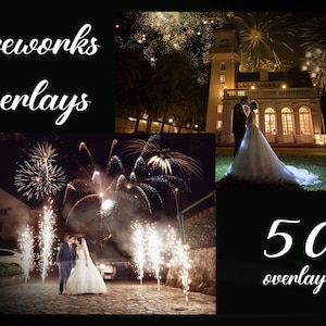 50 Firework overlays,Firework overlay,Firework photoshop overlay,Wedding fireworks overlay photoshop,Firework overlay download