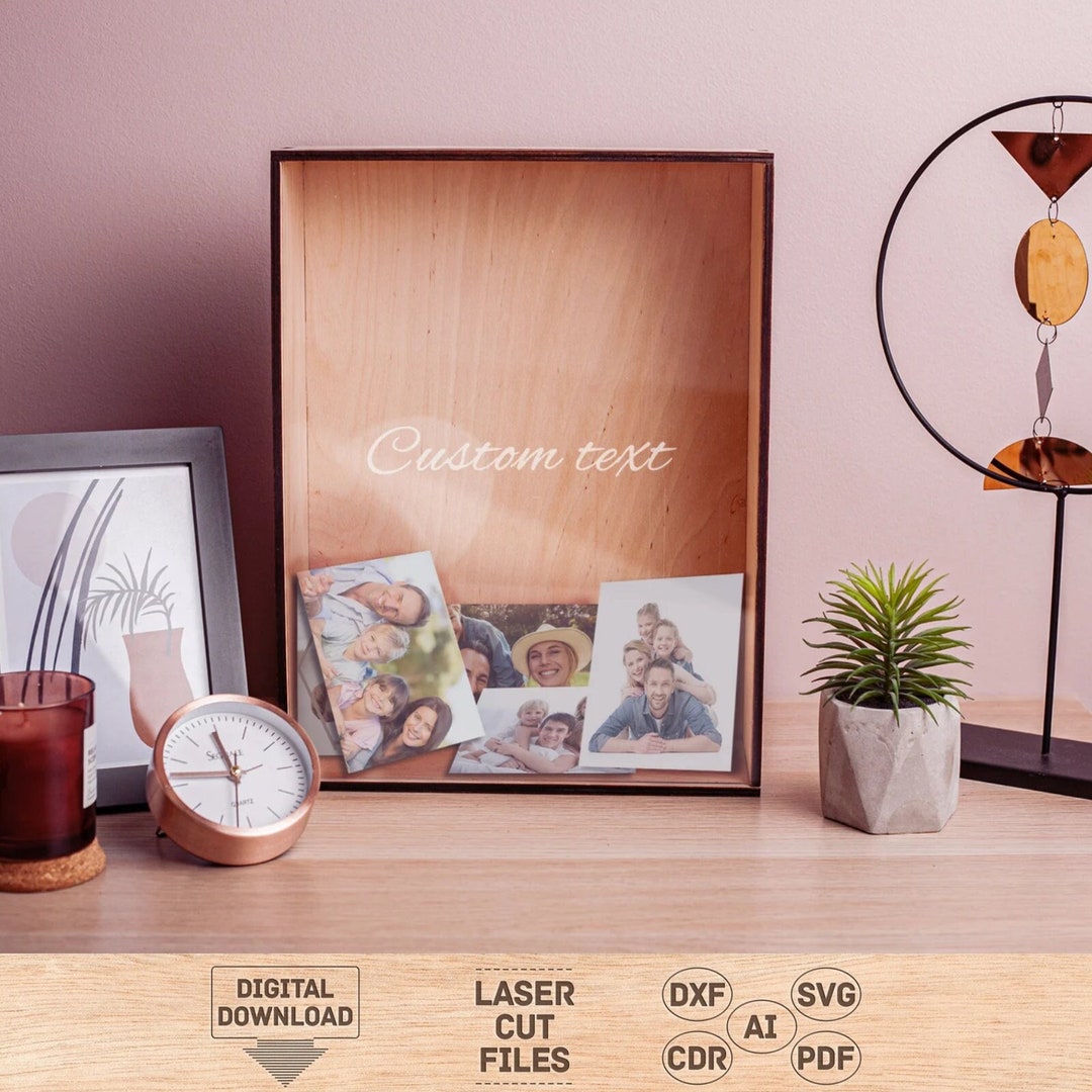 Shadow Box Svg, Shadow Box Pdf, Shadow Box Dxf, Memory Shadow Box Svg