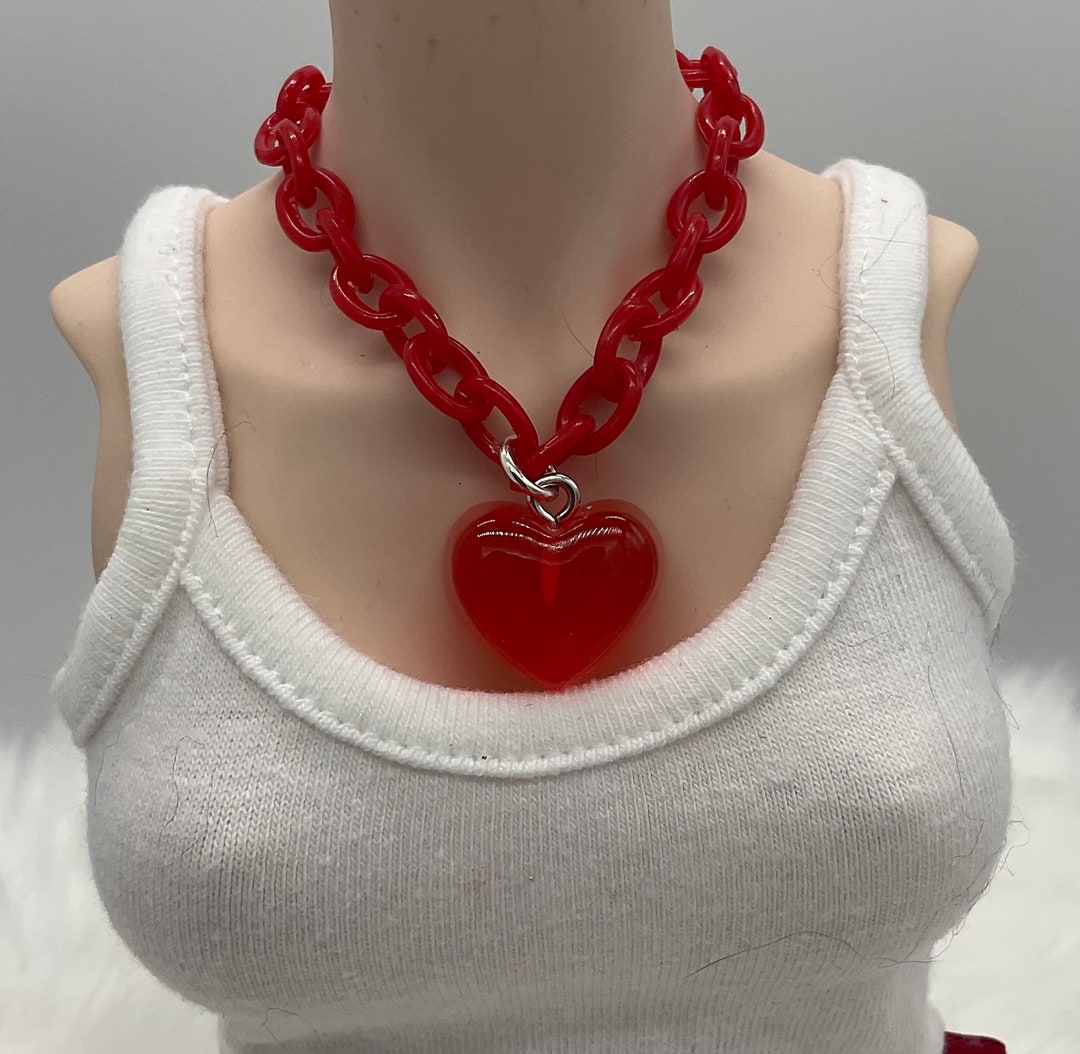 Kawaii Heart Pendant for Smart Doll, Dollfie Dream, 1/3 Bjd Etsy