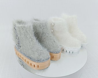 Ugg Winter Shoes for 1:3 scale doll, Smart Doll, BJD
