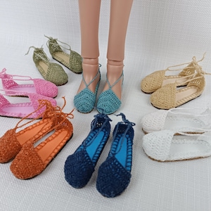 Sandals for a Smart Doll Knitted Shoes for Smart Doll  Other colors can be made to order