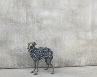 Italian Greyound Sweater hand made knitting