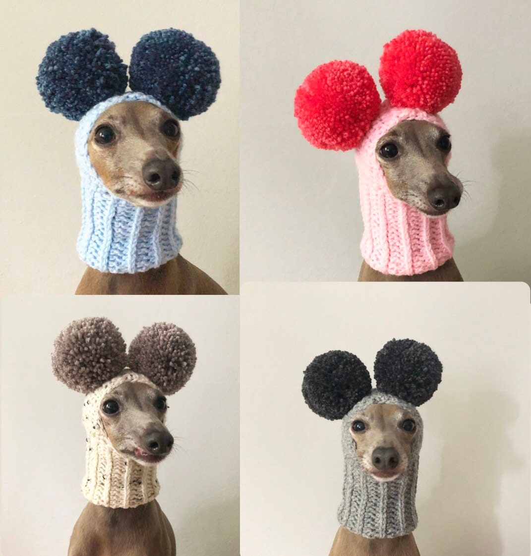 Hat Italian Greyhound Italian Greyhound Galgo Italiano Two Pompoms - Etsy  Norway, image size:1071x1122