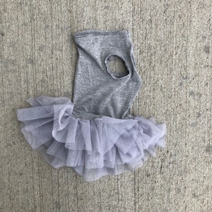 Italian Greyhound dress Grey