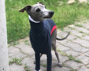 Italienischer Windhundpullover England mit langen Ärmeln