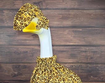 Cheetah Print Large Porch Goose Outfit