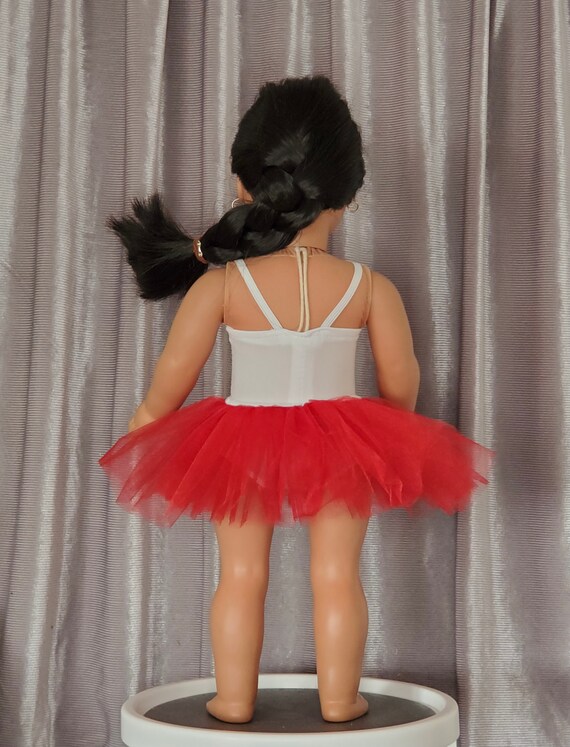 Furious benefit Mixed 18 Inch Doll Ballerina Costume Red & White Dancer - Etsy