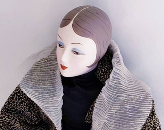 MARTINE MONET “Les Demoiselles de la Belle Epoque” by Charles A. Berry, 21", Handcrafted,  Porcelain Doll, Flapper Doll