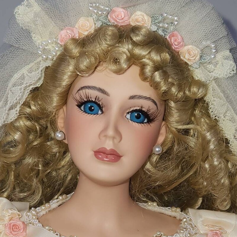 Large Porcelain Doll Etsy
