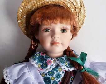 anne of green gables porcelain doll heirloom edition