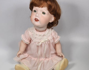 German Doll, Hilda Fine Bisque Porcelain Doll, J. D. K. Jr