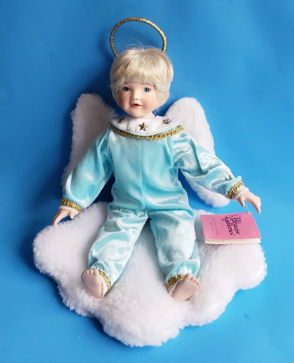 Angel Porcelain Doll Bedtime Angel Guardian Angel Fine Etsy