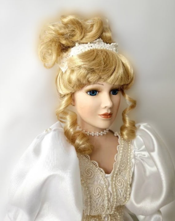 その他 porcelain doll Collector's Choice Genuine Fine Bisque porcelain Doll