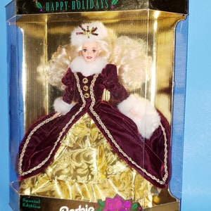 Lalka Barbie Happy Holidays Special Edition 1996 - Nowe oryginalne pudełko