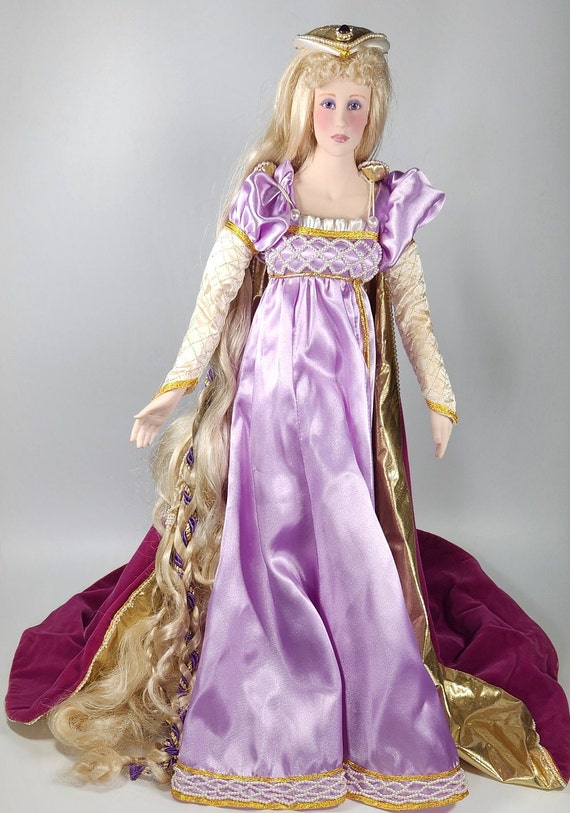 Rapunzel Franklin Heirloom Doll by Franklin Mint - Genuine Fine