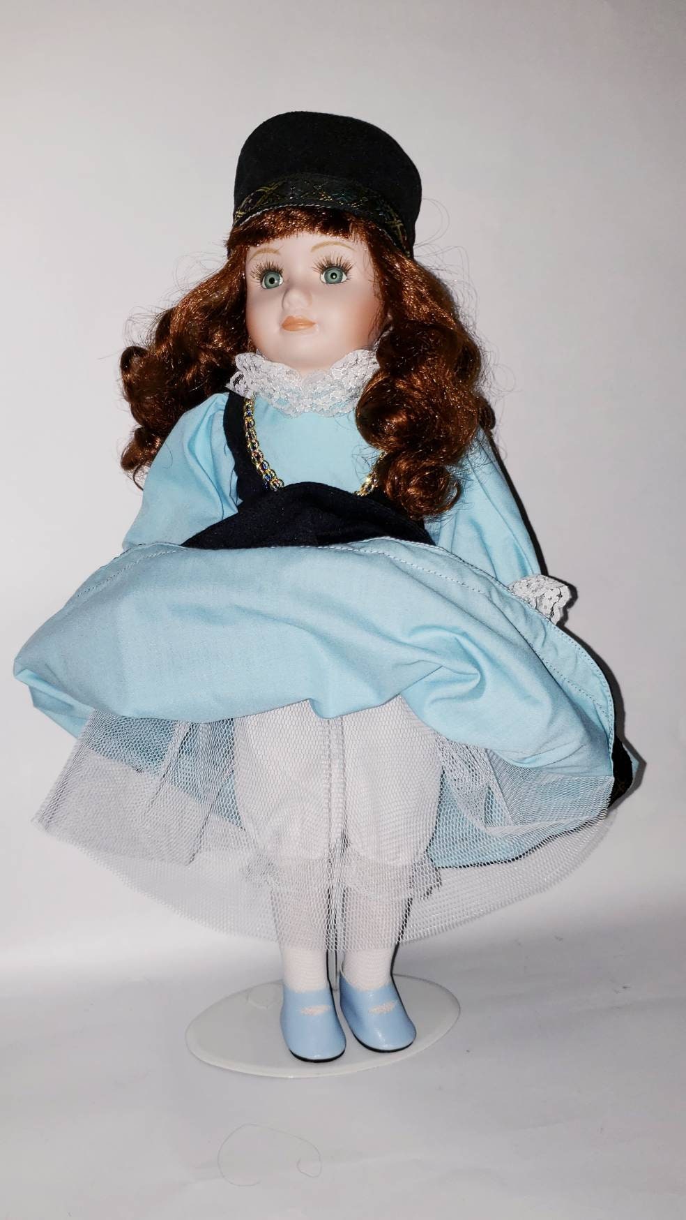 Genuine Porcelain Doll Fine Bisque Doll Collectible Doll Etsy