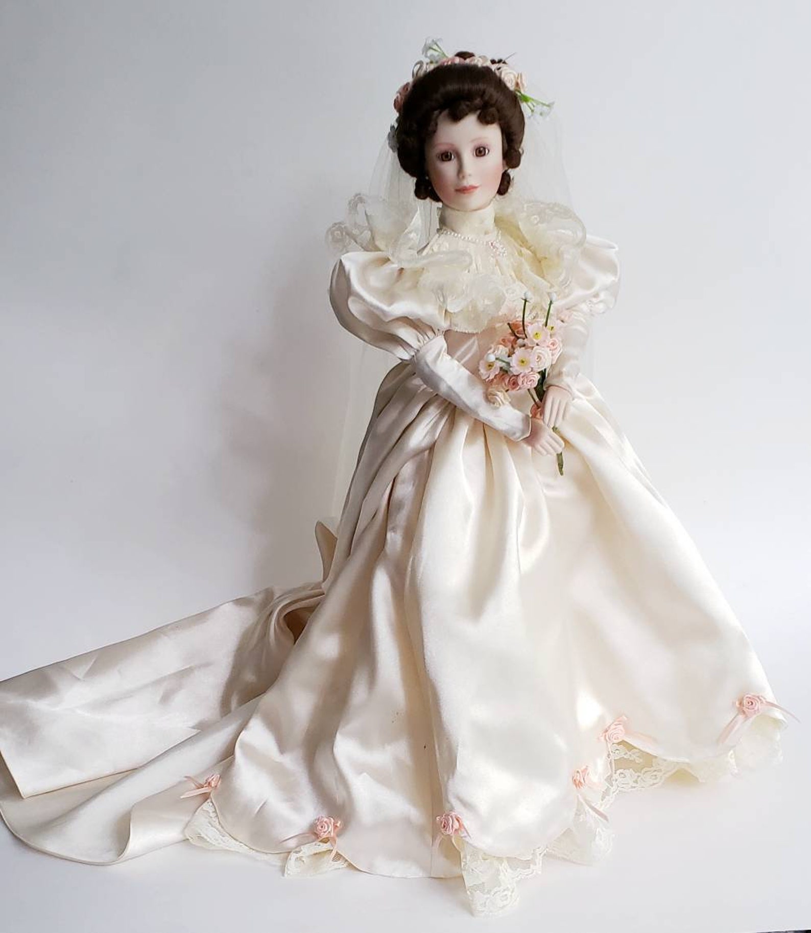 Ashton Drake Porcelain Bride Doll elizabeth's Etsy