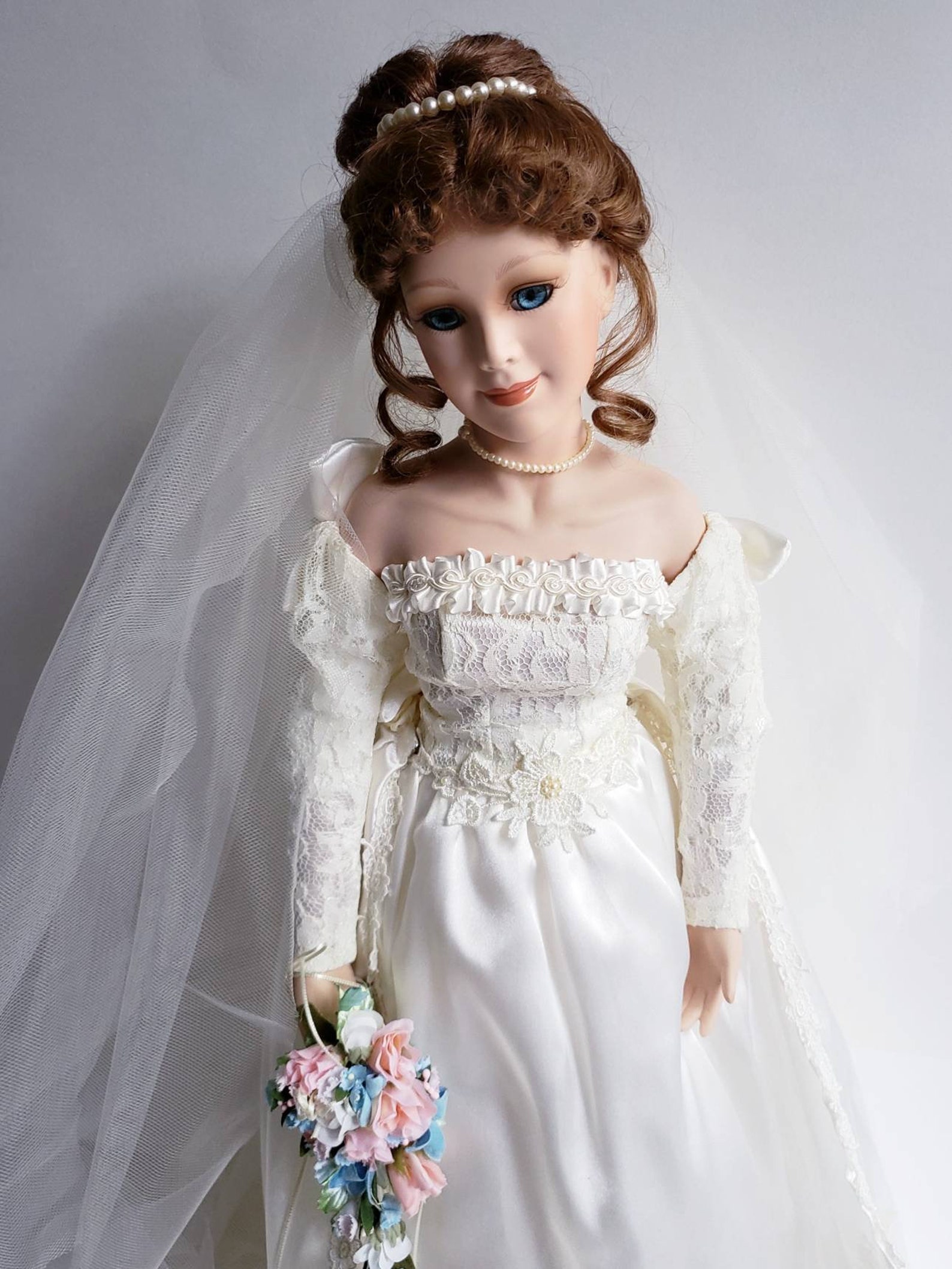 Rare 1990 Limited Edition Genuine Bride Porcelain Doll Etsy