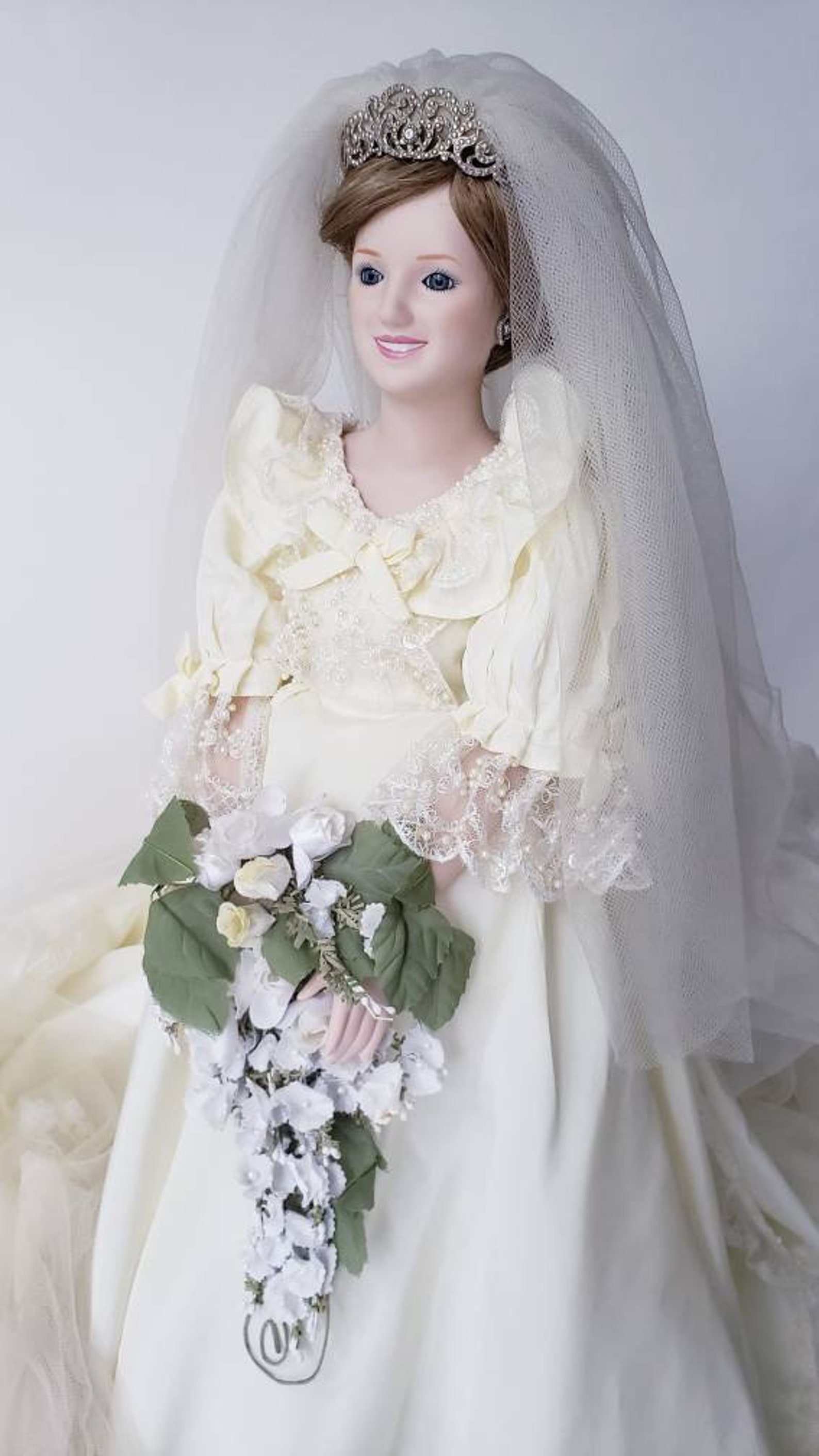 THE PRINCESS DIANA Bride Doll 21 Tall Diana Porcelain Doll | Etsy
