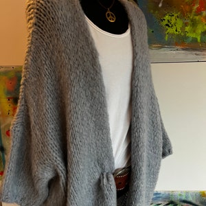 Cardigan//Strickjacke//Eisblau//Größe 36-44//Must have// Bild 3