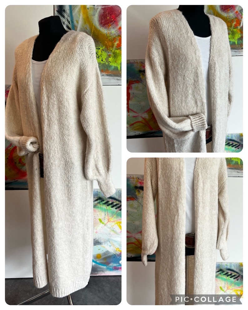 Cardigan//Strickjacke//Wollweiss//Größe 36-42 Bild 1