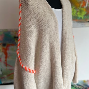 Cardigan//Strickjacke//beige//Größe 36-44//Must have// Bild 4