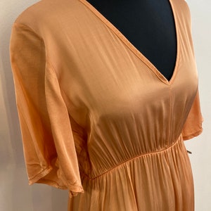 Apricot maxi dress