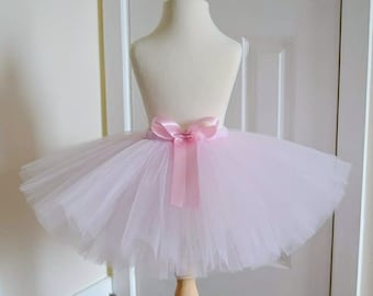 Pink Tutu Skirt for Girls Kids Baby 1st Birthday Gift Ideas Fancy Dress Party Costume Princess Skirt Dress Up Cake Smash Tulle Skirt