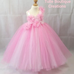 Pink Tutu Dress for Girls Kids Baby 1st Birthday Gift Ideas Fancy Dress Party Princess Prom Tulle Dress Costume Birthday Outfit Dress Up