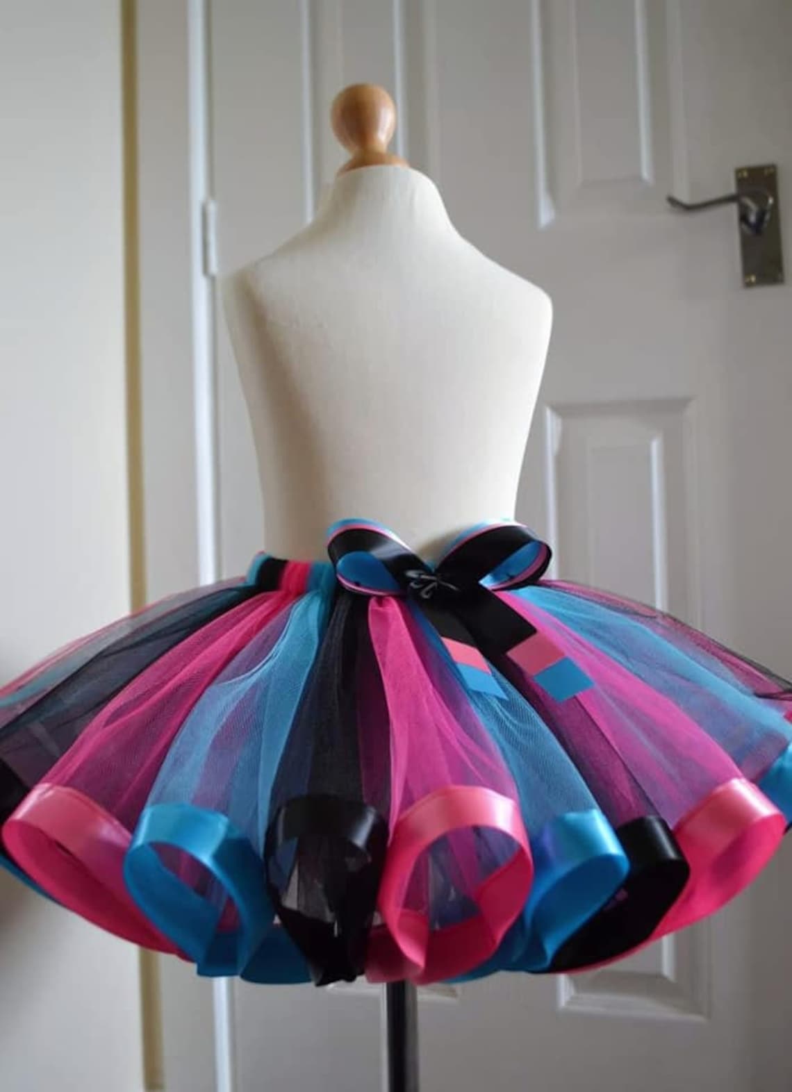 Multicoloured Tutu Skirt Ribbon Trim Tutu Tutu Tutu Skirt Etsy