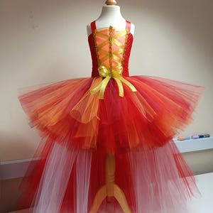Witch Tutu Dress Girls Halloween Tutu Outfit Kids Birthday Gift Ideas Fancy Dress Halloween Costume Party Red & Orange Party Outfit