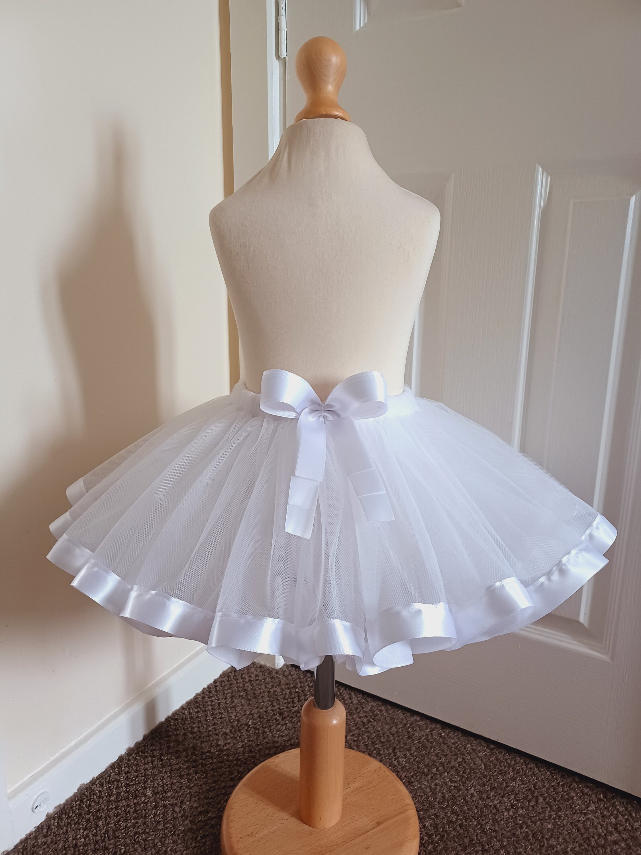 White Tutu Skirt for Girls Kids Baby 1st Birthday Gift Ideas