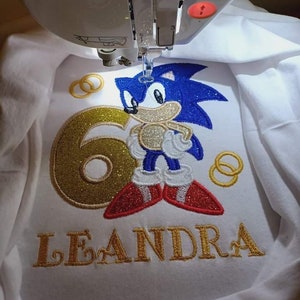 Kids Personalised Hedgehog T-Shirt, Birthday T-Shirt, T-shirt, Embroidered Shirt, Party Ideas, Personalised T-Shirt, 1st Birthday Gift Ideas