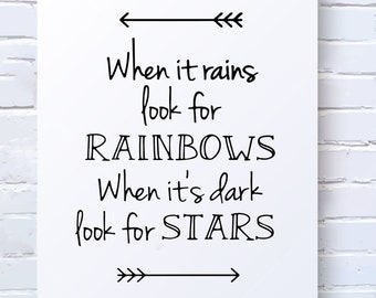 Download Look For Rainbow Svg Etsy
