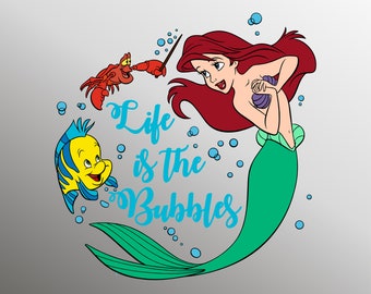 Download Free The Little Mermaid Svg Etsy SVG Cut Files