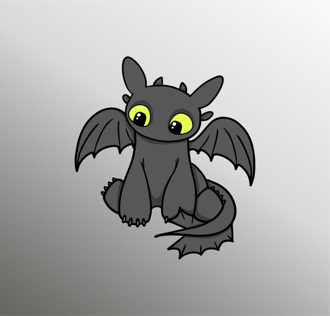Toothless Dragon SVG