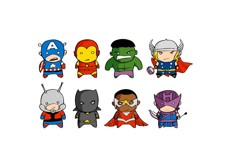 Download Baby avengers svg Avengers svg Marvel svg Superheroes svg | Etsy