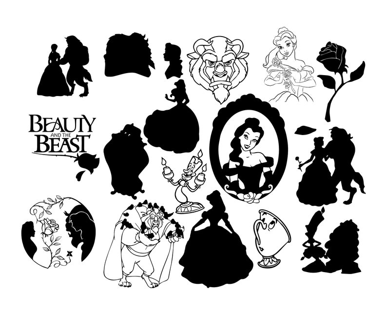 Download Beauty and the beast bundle svg Beauty and the Beast svg ...