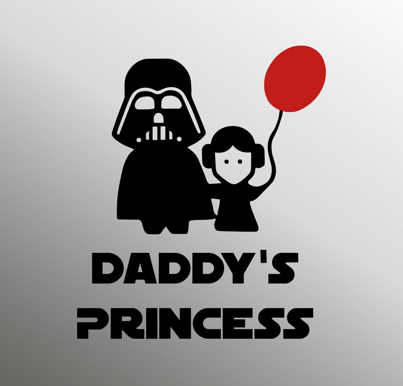 Download Daddy's Princess svg Princess Leia svg Dart Weider svg | Etsy