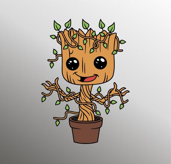 Download Groot Svg Baby Groot Svg Guardians Of The Galaxy Svg Etsy PSD Mockup Templates