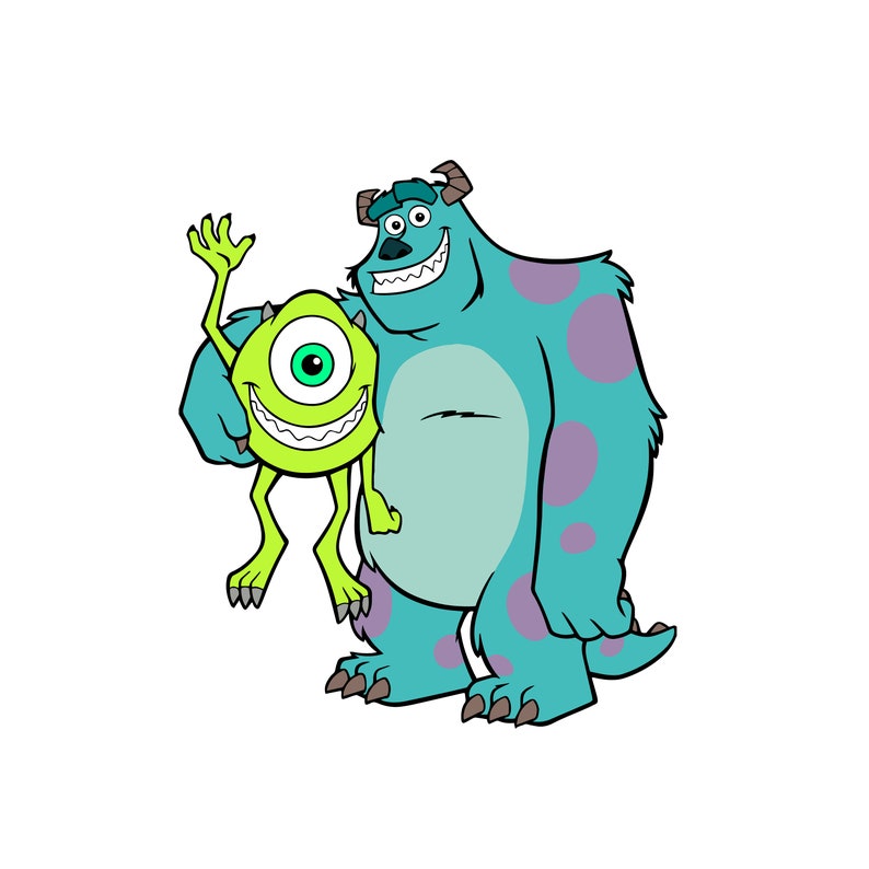 Mike Wazowski svg James P Sullivan svg Monsters Inc svg svg | Etsy