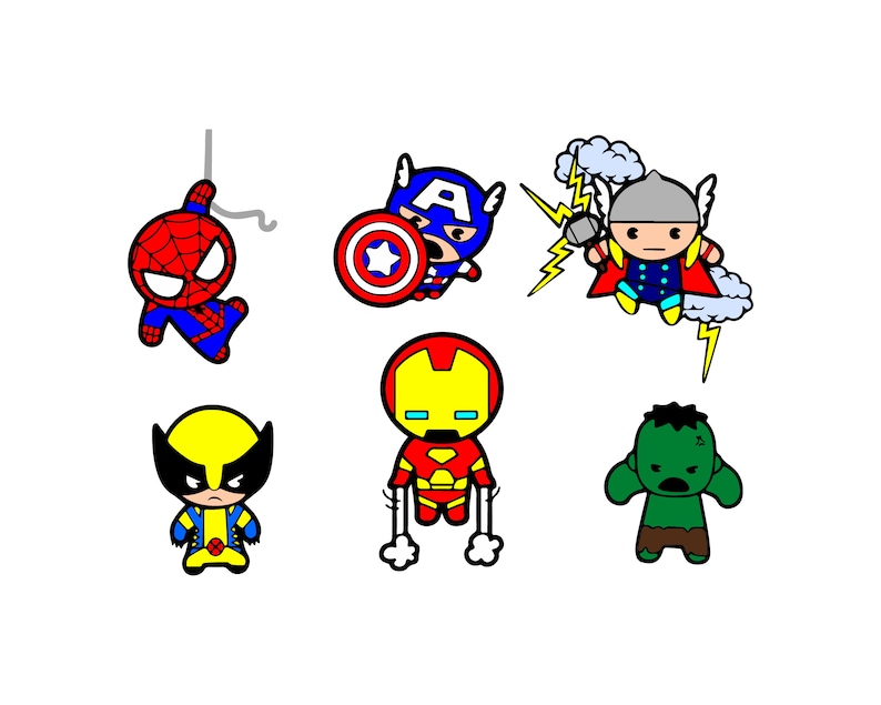 Download Baby avengers svg Avengers svg Marvel svg Superheroes svg | Etsy