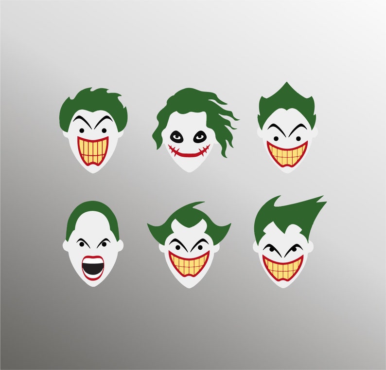 Joker svg Joker clipart Joker bundle Joker silhouette DC image 0.