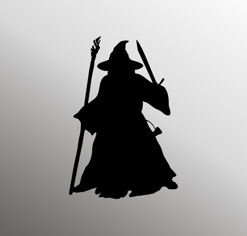 Lord Of The Rings svg Gandalf svg LOTR svg svg file for image 0.