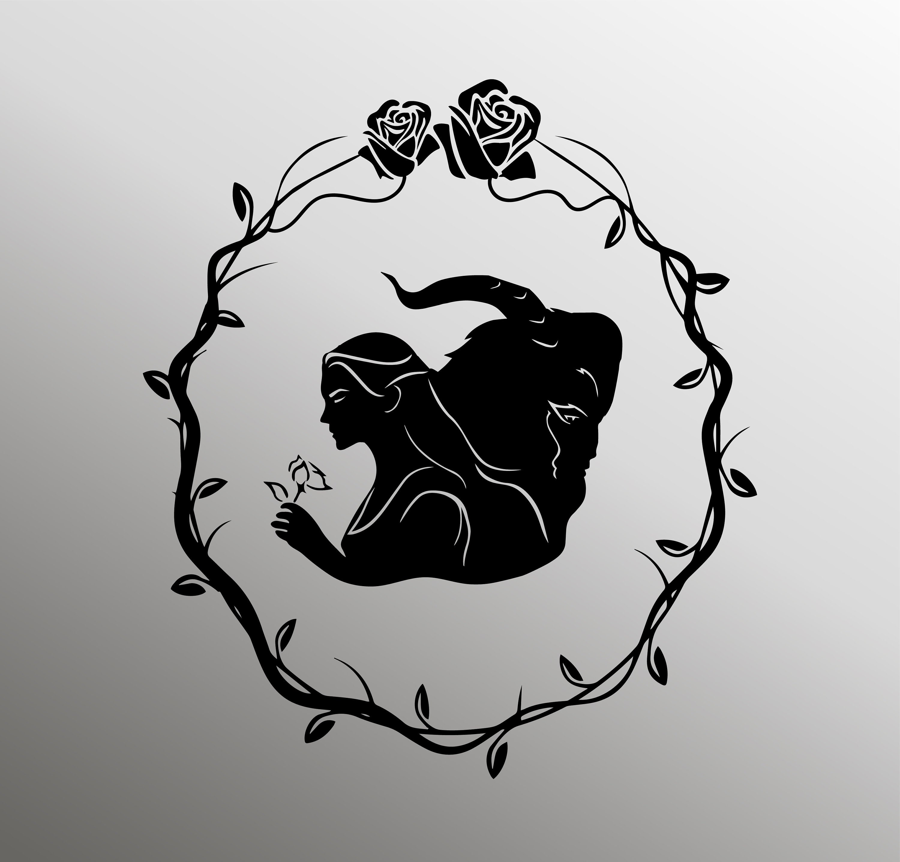 Download Beauty And The Beast Disney Princess Svg
