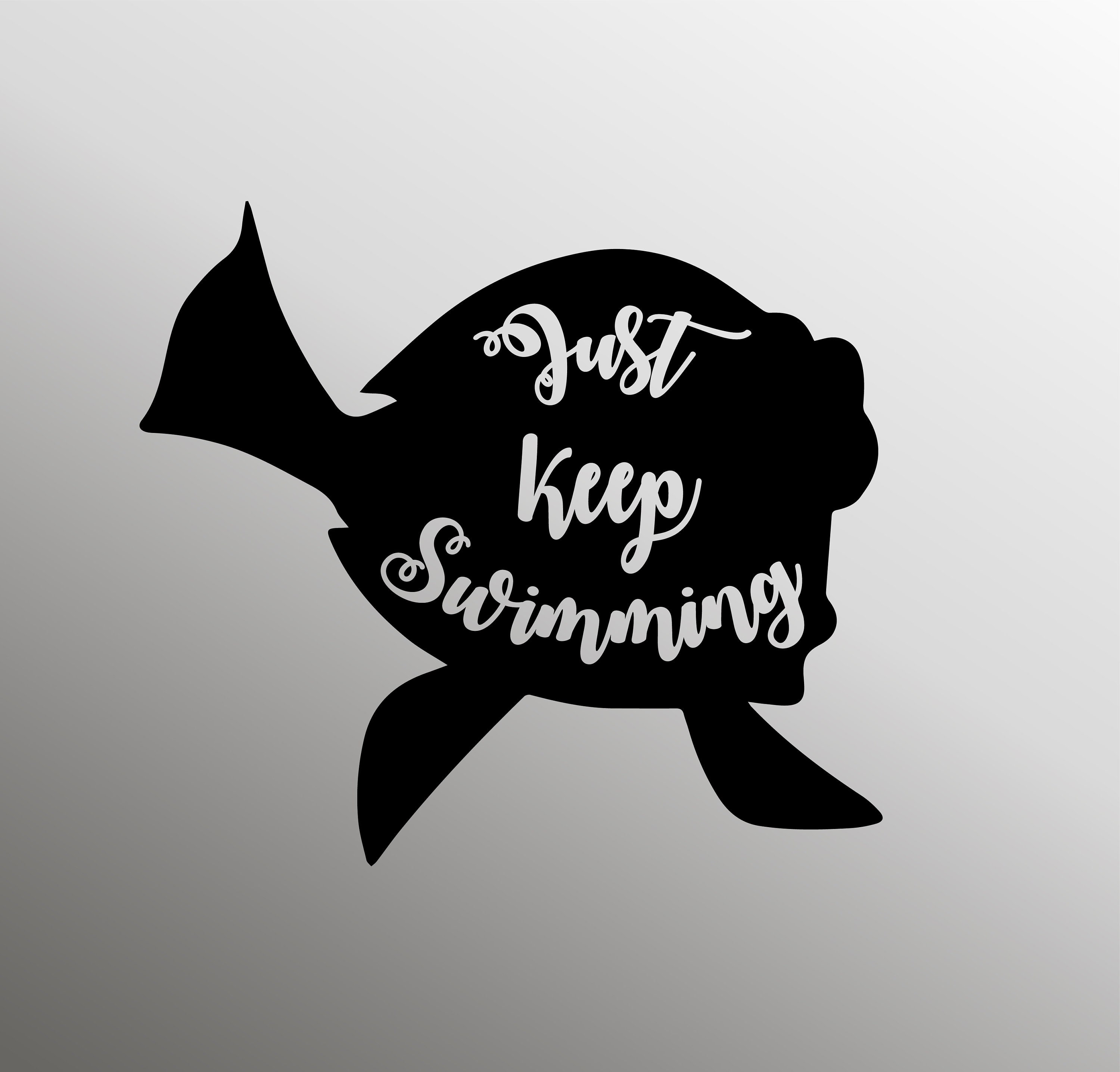 Just Keep Swimming Svg, Finding Nemo Svg, Nemo Svg, Dory Silhouette ...